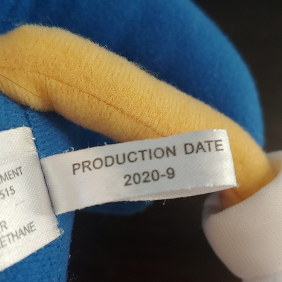 Official 2020 SONIC Sonic The Hedgehog 14" Plush by Great Eastern - Used - Picture 12 of 12
